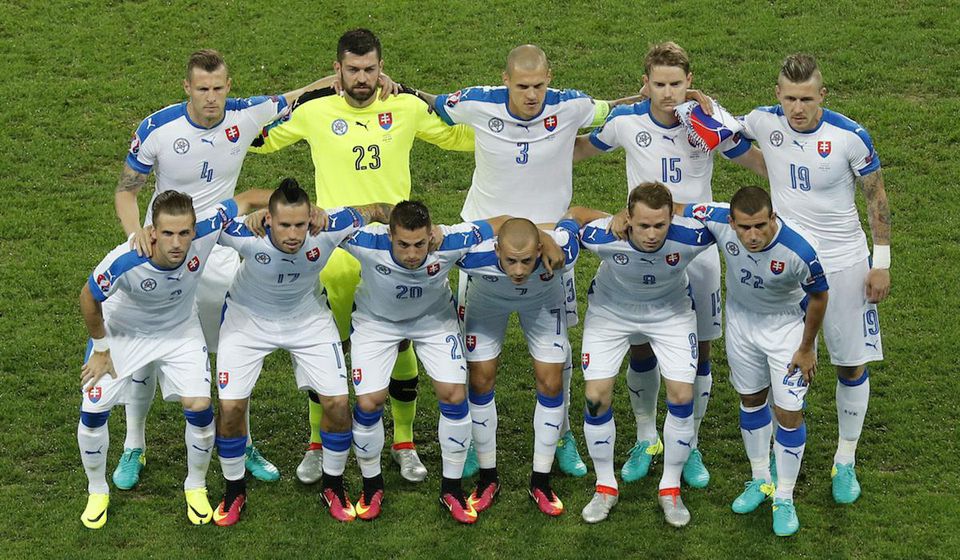 Slovensko, hraci, timova foto, vs. Rusko, EURO 2016