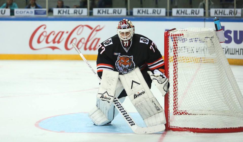 Amur Chabarovsk, brankar, KHL, sep16, Facebook (Amur Chabarovsk)
