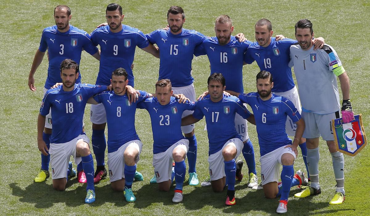 Taliansko, zostava, spolocna foto, EURO 2016, jun16