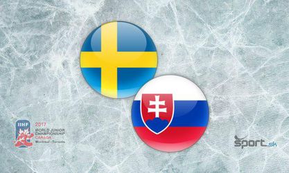 Slovensko dostalo vo štvrťfinále od Švédska „osmičku“