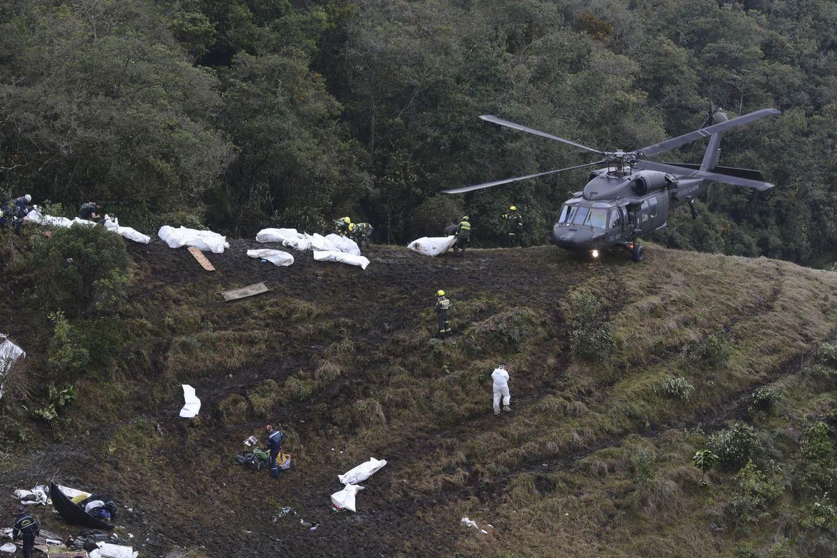 Chapecoense tragedia pad lietadla nov16 TASR