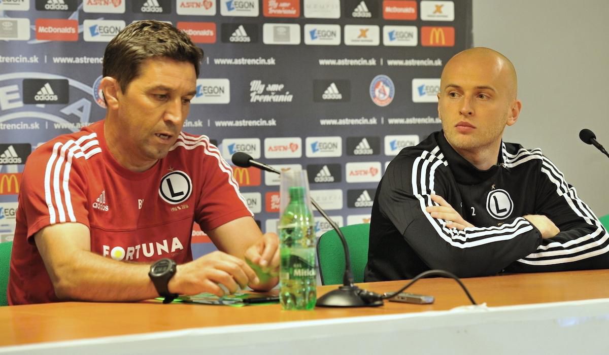 trener, Legia Varsava, Besnik Hasi, Michał Pazdan, tlacova konferencia, jul16, TASR