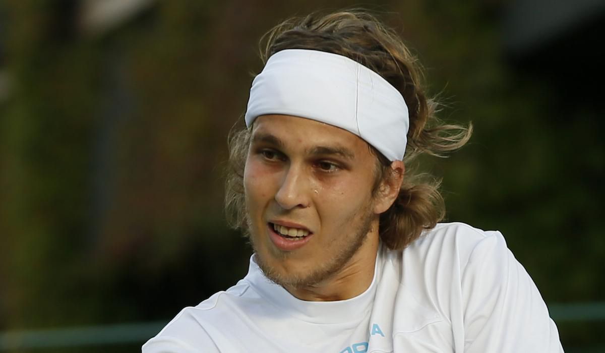 Lukas Lacko, Wimbledon, grimasa, Jun2016