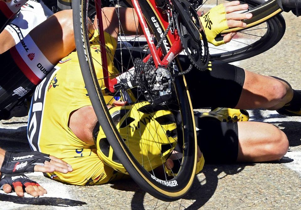 Chris Froome 12 etapa Tour de France pad Mont Ventoux jul16 Reuters