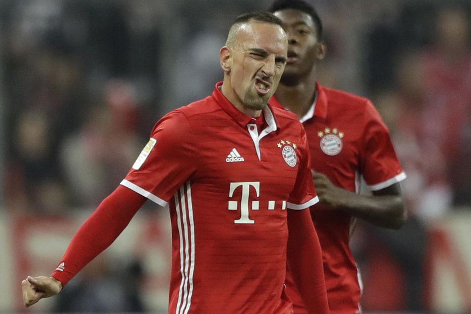 Franck Ribéry, FC Bayern Mnichov, Bundeslig, okt2016