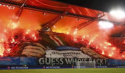 Legia Varšava dostala KO od UEFA, vo fanúšikoch vrie hnev
