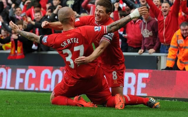 martin skrtel, steven gerrard