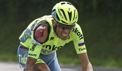 Video: Dobitý a dotrhaný Contador to nevzdáva: Chcem bojovať