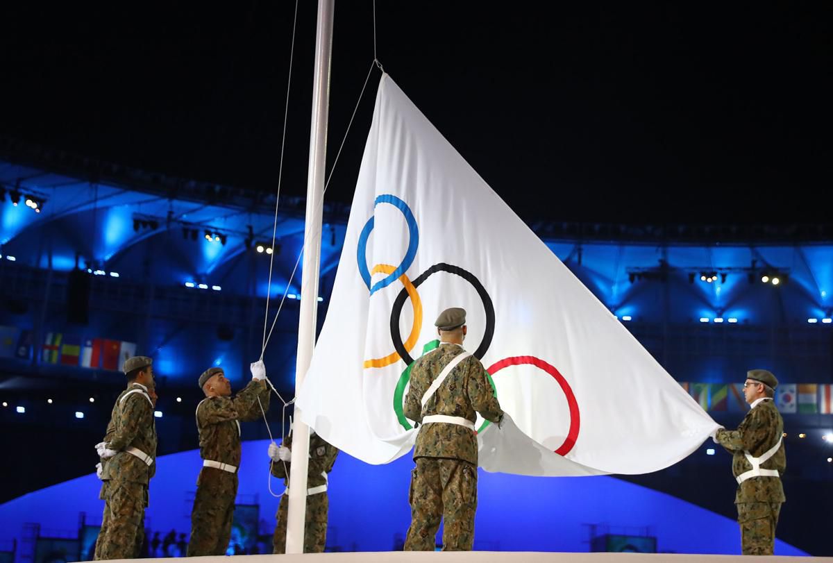 open ceremony, OH vlajka