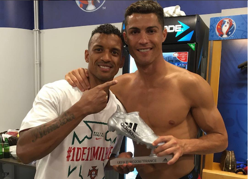 Cristiano Ronaldo Nani jul16 Instagram