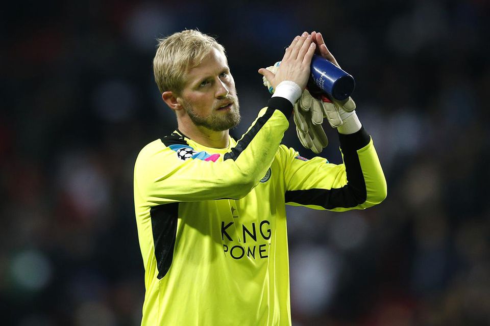 kasper chmeichel, leicester city, futbal, anglicko, okt2016