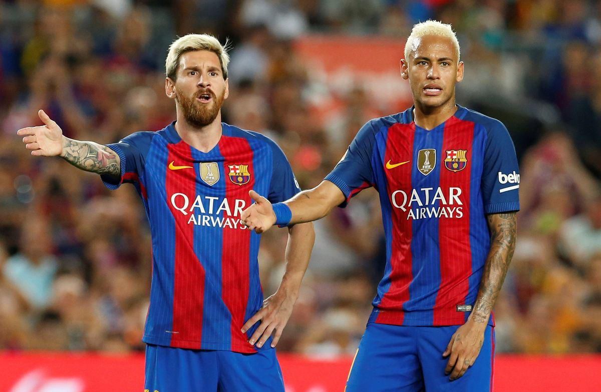 FC Barcelona Lionel Messi Neymar sep16 Reuters