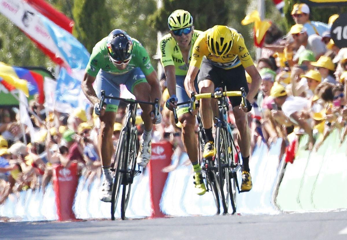 Tour de France 11 etapa Peter Sagan Chris Froome Maciej BOdnar jul16 SITA