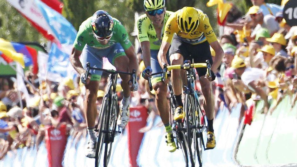 Tour de France 11 etapa Peter Sagan Chris Froome Maciej BOdnar jul16 SITA