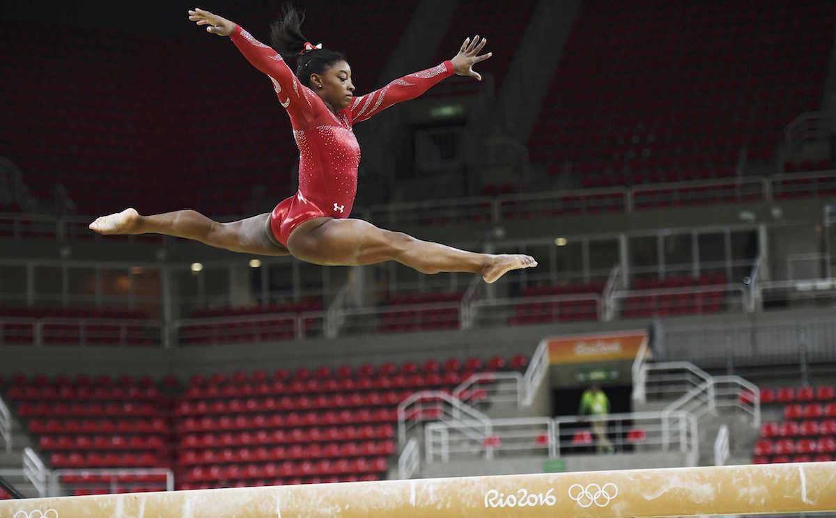 simone bilesova sportova gymnastika oh rio2016