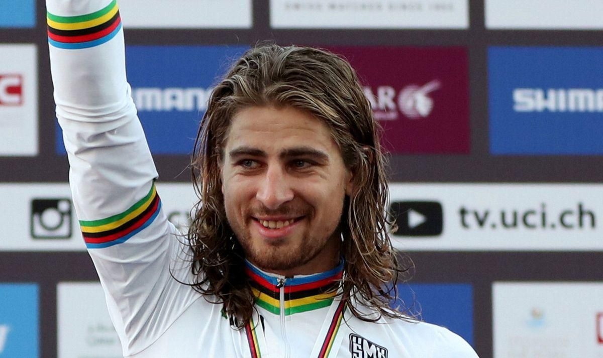 Peter Sagan podium MS Katar okt16 Reuters