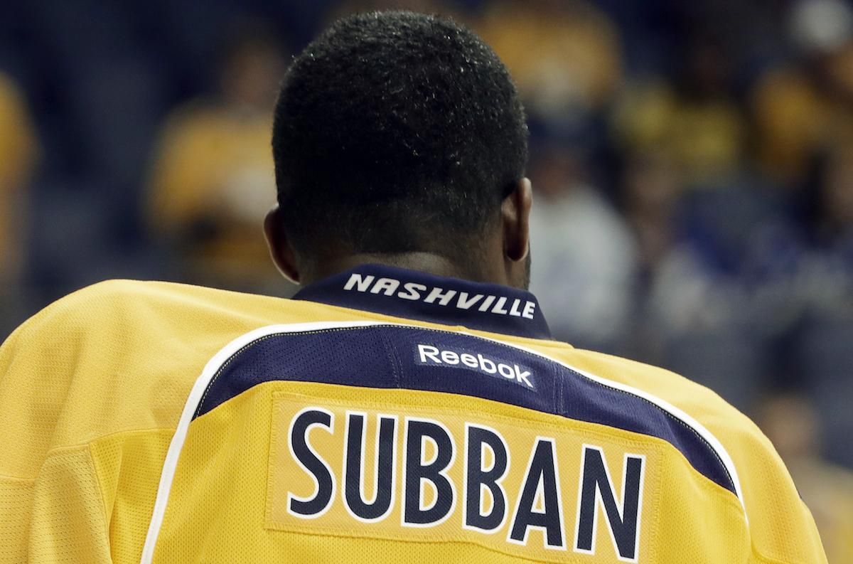 PK Subban, Nashville Predators, chrbat, menovka, NHL, Okt 2016