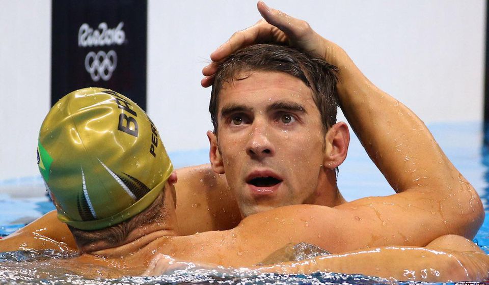 Michael Phelps, plavanie, Rio 2016, OH, aug16, reuters