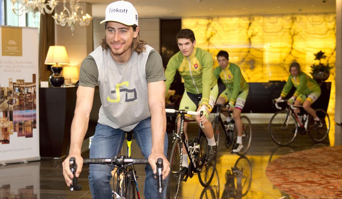 Peter Sagan, CyS Akadémia, tlačovka, feb16