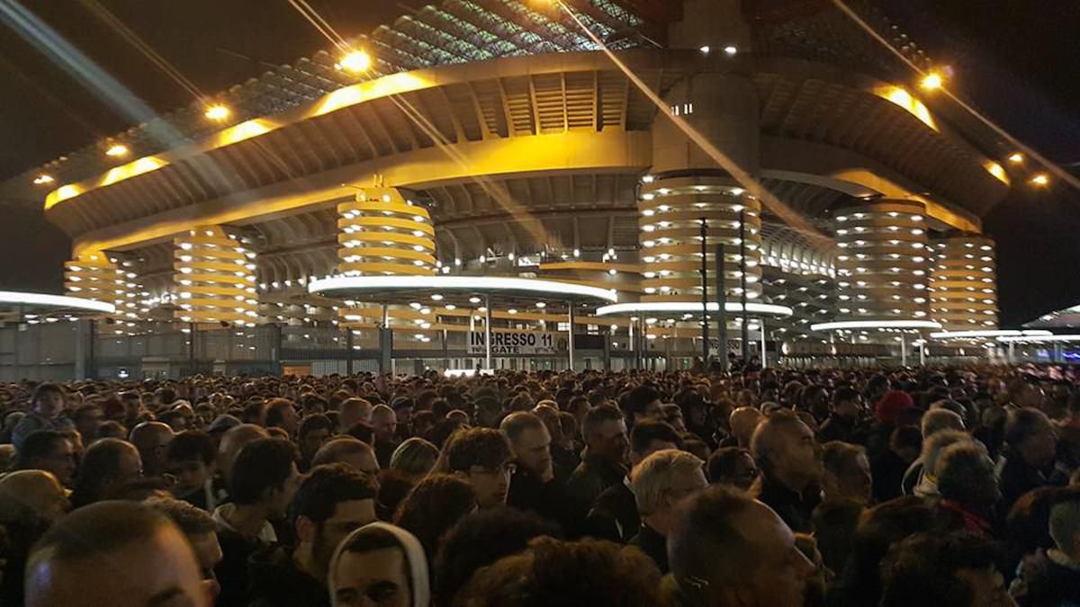 AC Milano - Juventus, fanklub, vyjazd, Foto6, Apr2016