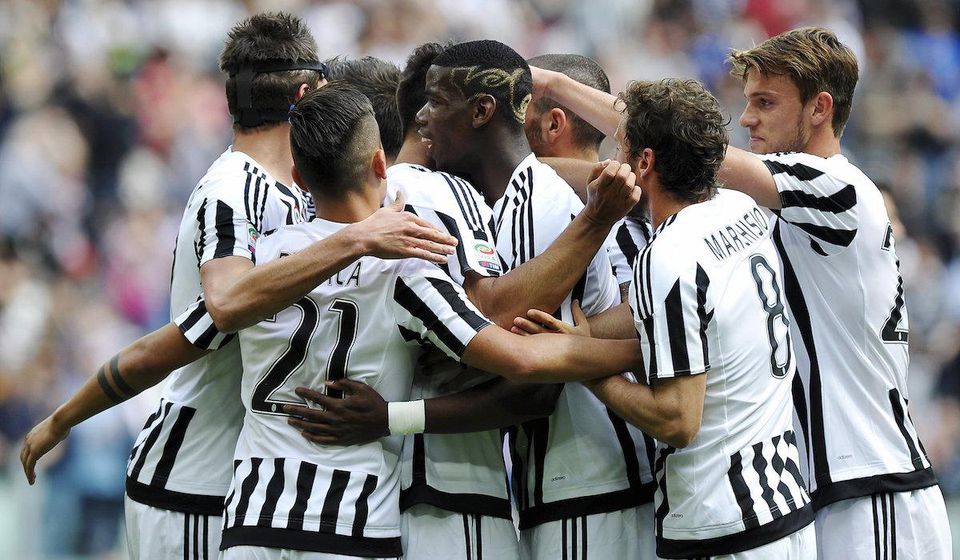 Juventus, hraci, radost, gol, apr16