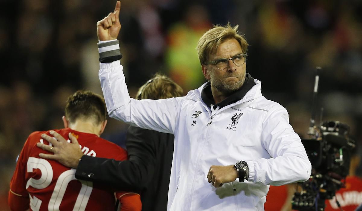 Jurgen Klopp, trener, Liverpool, maj16