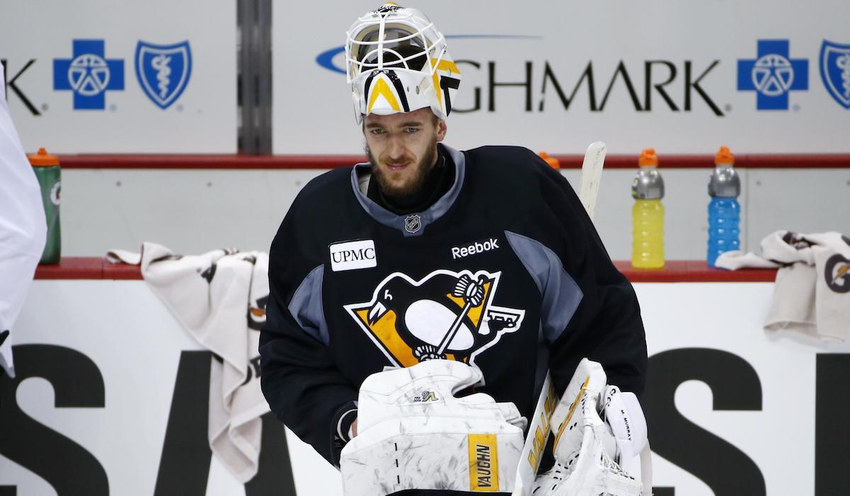 Matt Murray pittsburgh brankar trening