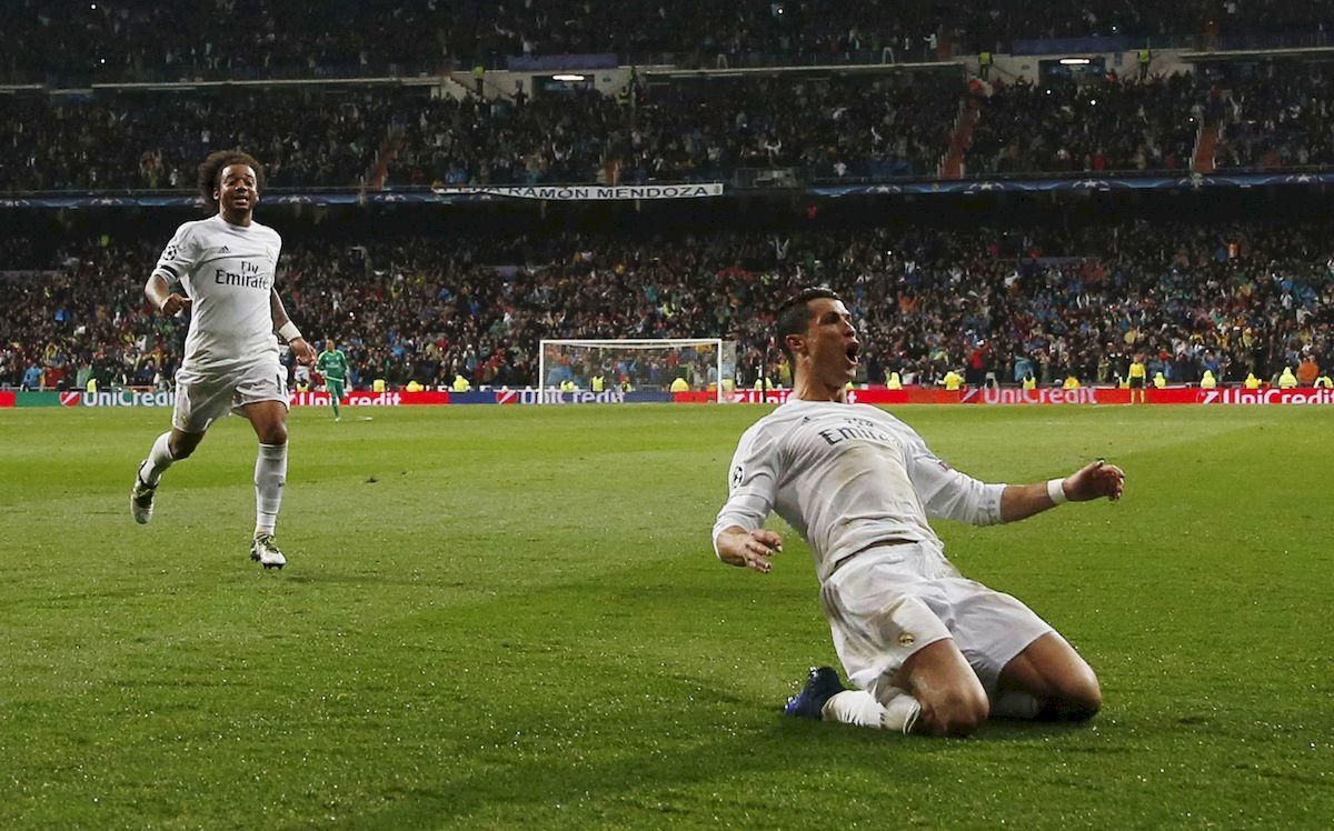 Cristiano Ronaldo Real Madrid gol oslava lm apr16 Reuters