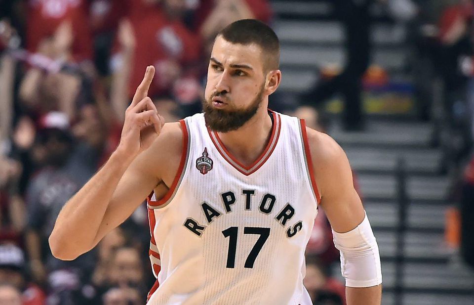 Jonas Valanciunas Toronto Raptors maj16 Reuters