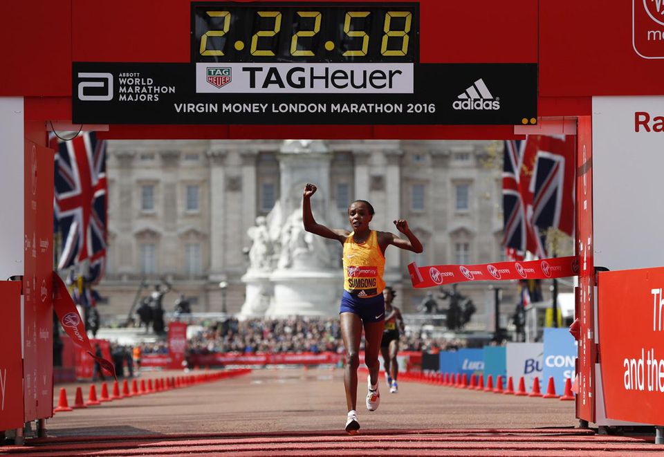 Jemima Sumgongová, maraton Londy, atletika