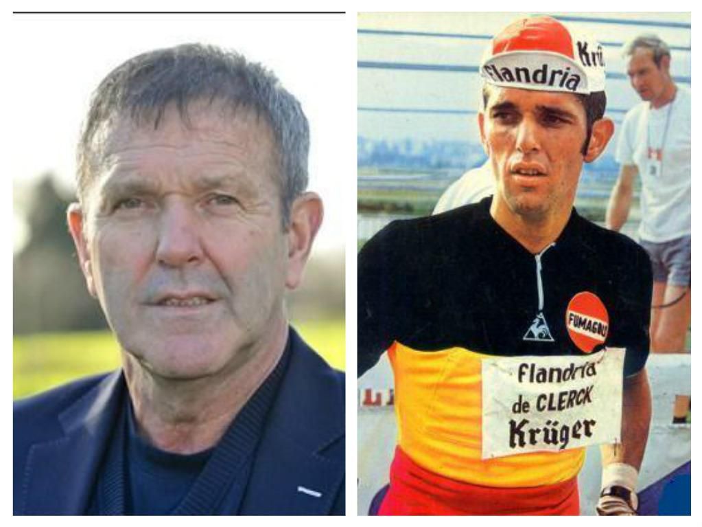 Roger de Vlaeminck, kolaz foto, dnes a kedysi