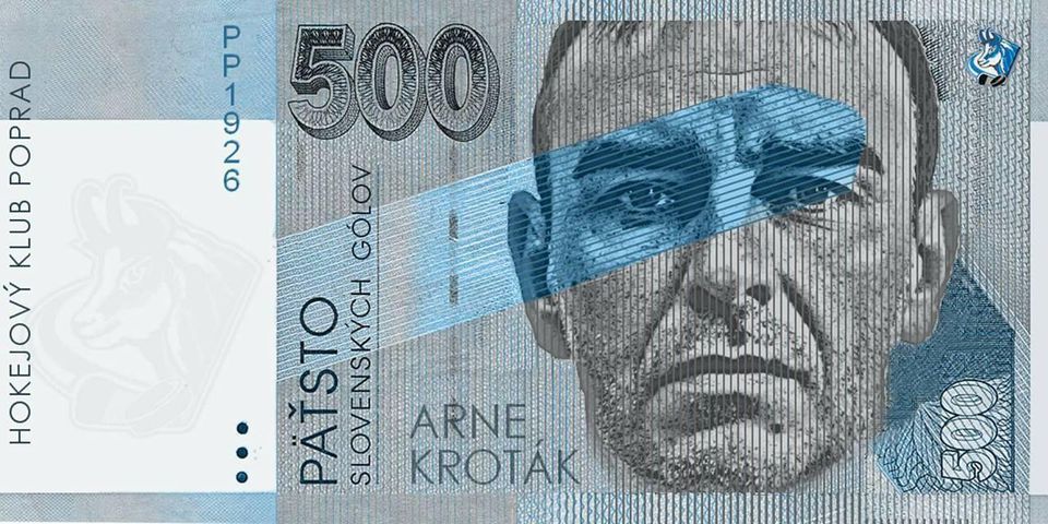 Arne Krotak, 500, korun, golov