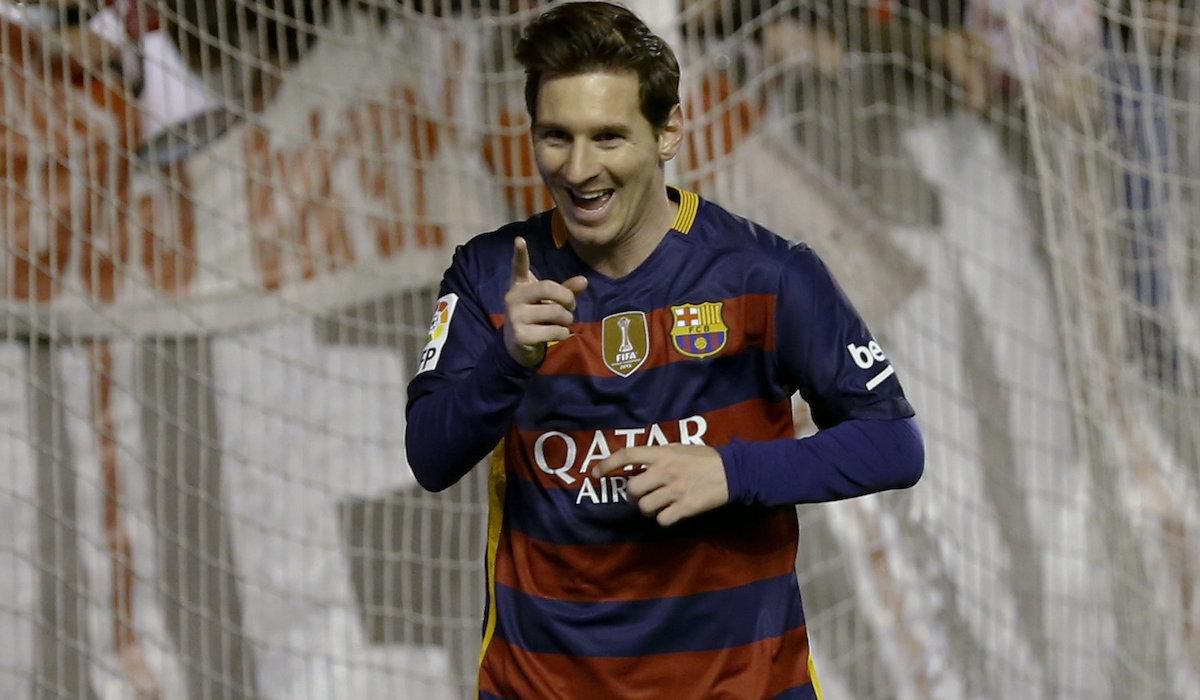 Lionel Messi, Barcelona, radost, gol, mar16