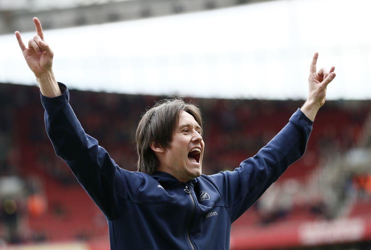 Arsenal Tomas Rosicky rozlucka maj16 Reuters