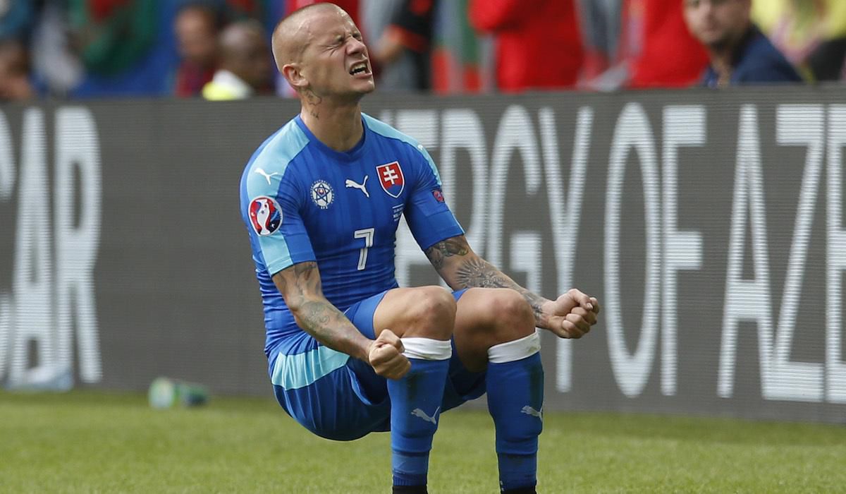 Vladimir Weiss, hnev, Slovensko, Wales, EURO 2016, jun16