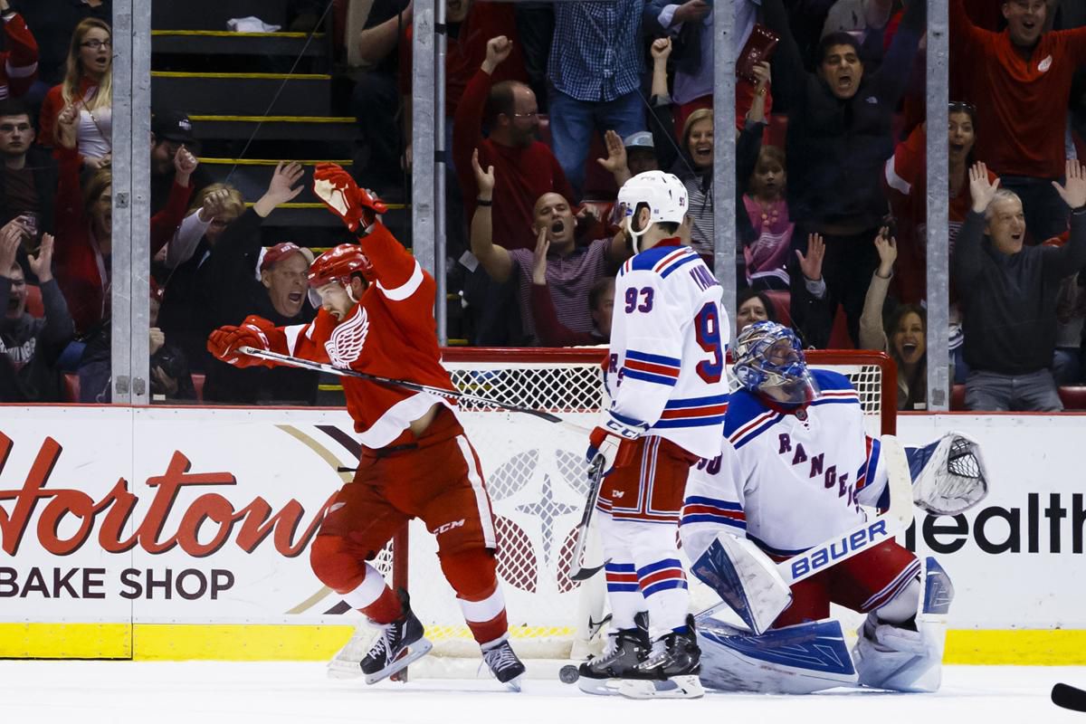 detroit red wings, new york rangers