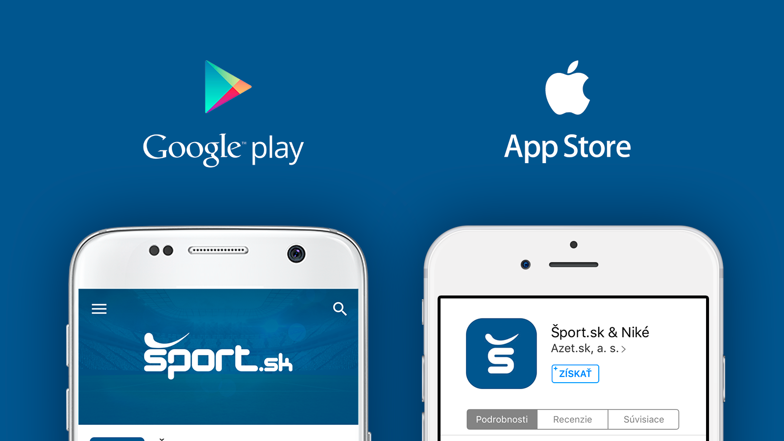 Sport.sk aplikacia, Google play, App Store, download, Jun2016