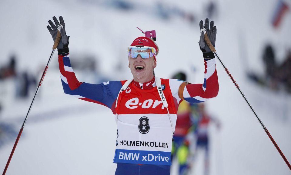 Johannes Thingnes Bo Holmenkollen biatlon ms mar16 Reuters