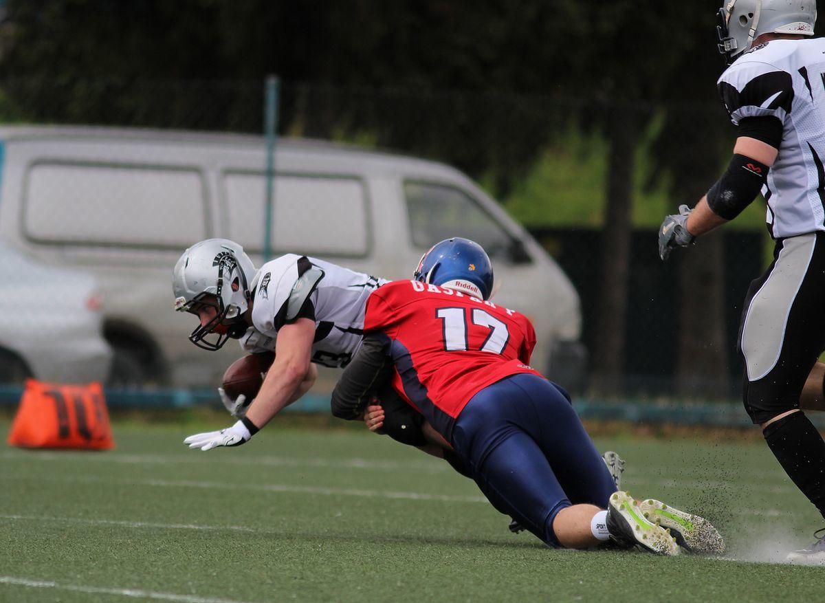 Nitra Knights Zvolen Patriots americky futbal maj16 1 saaf.sk