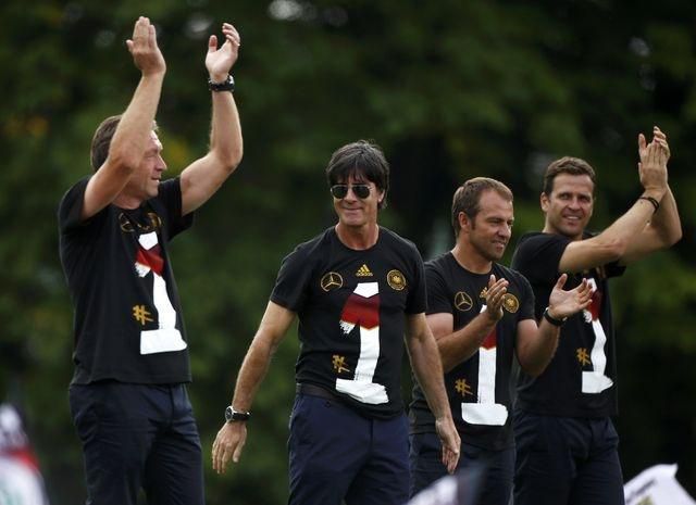 Nemecko prilet oslavy titul joachim low jul14 ms2014 reuters