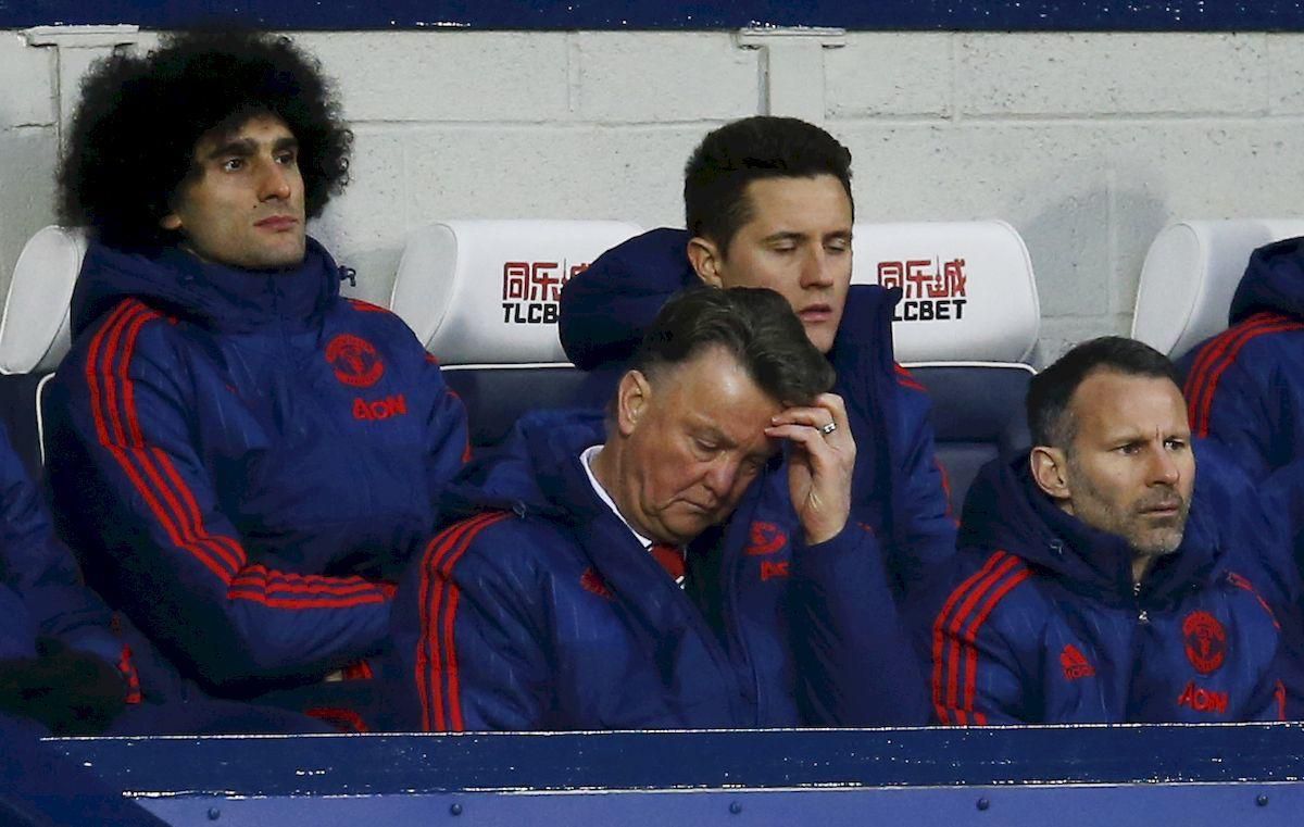 Manchester United Louis van Gaal Ryan Giggs lavicka mar16 Reuters