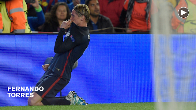 Fernando Torres, Atletico Madrid, najkrajsi gol, Liga majstrov, NISSAN, Apr2016