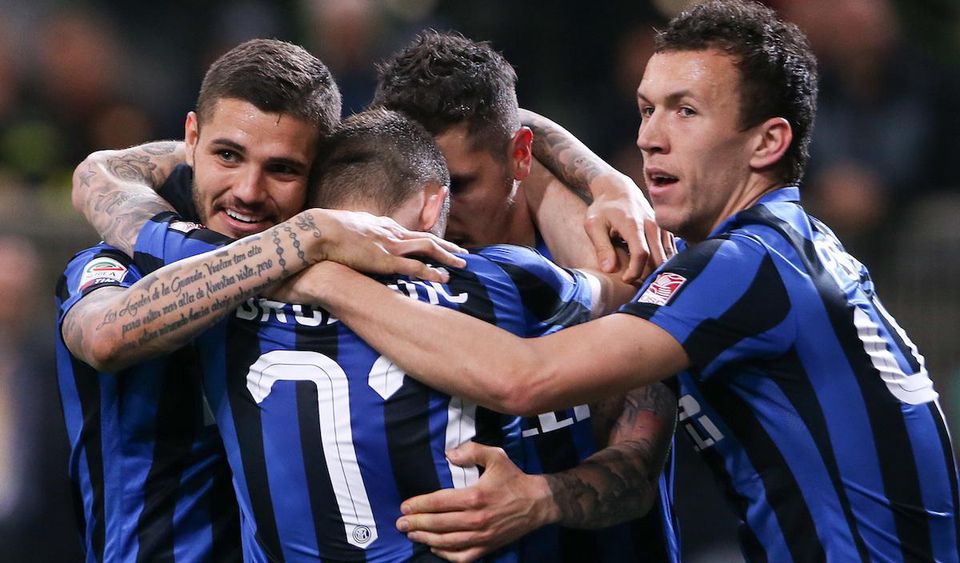 Inter Milano hraci radost z golu jun 2016