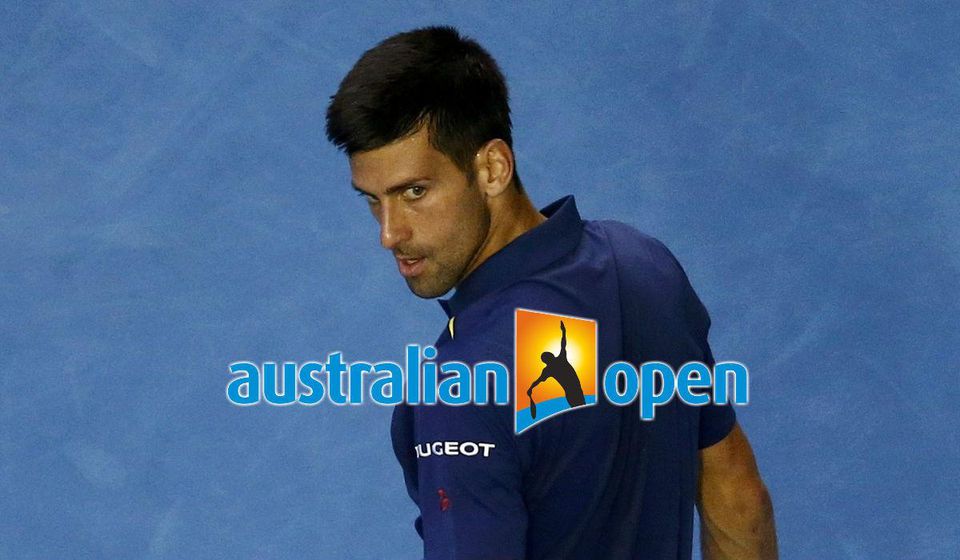 Novak Djokovic, Australian Open, logo, Jan2016