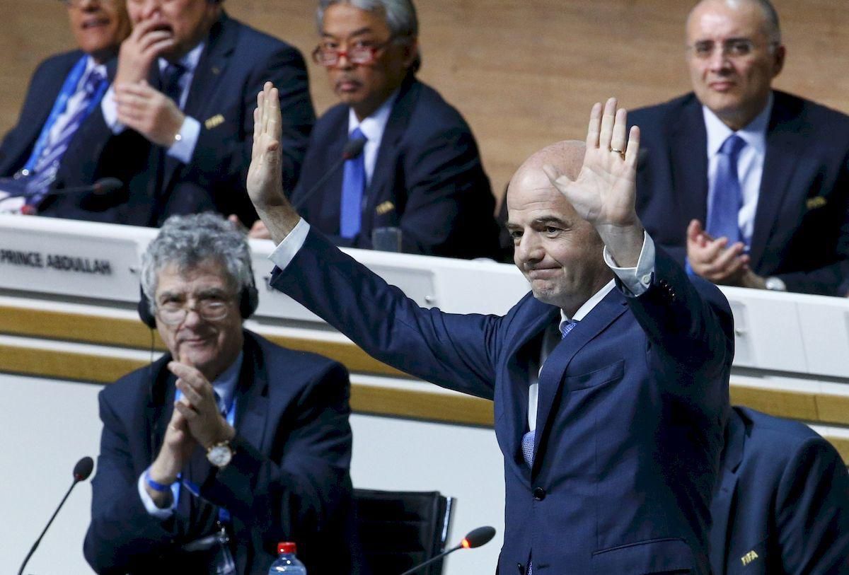 Gianni Infantino zvoleny prezident FIFA feb16 Reutres