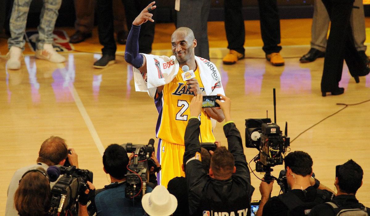 Los Angeles Lakers, Kobe Bryant, rozlucka, apr16