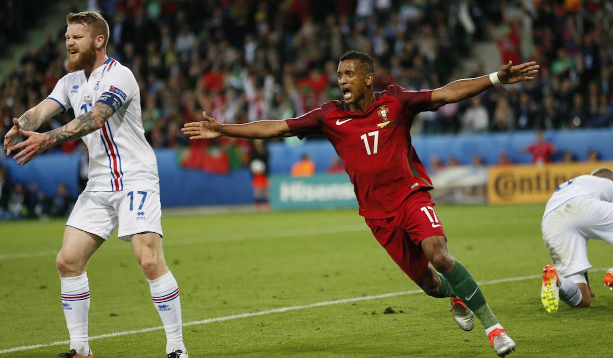 nani gol radost portugalsko euro 2016