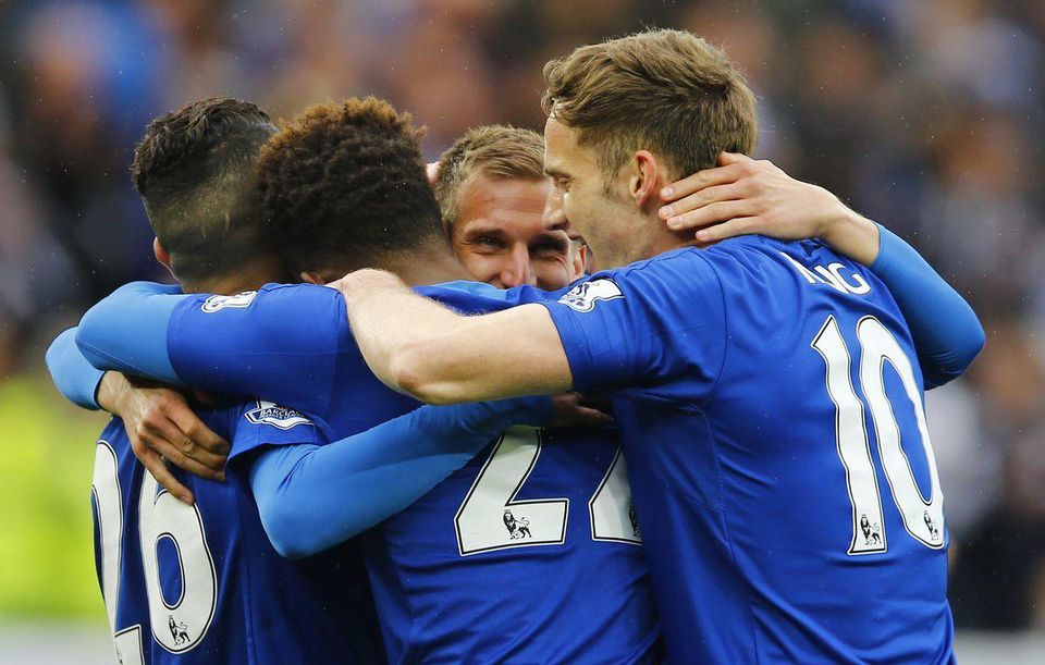 Leicester City hraci radost apr16 Reuters