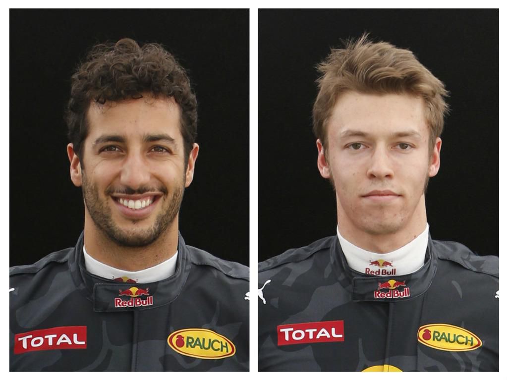 Red Bull, Daniel Ricciardo, Daniil Kvjat