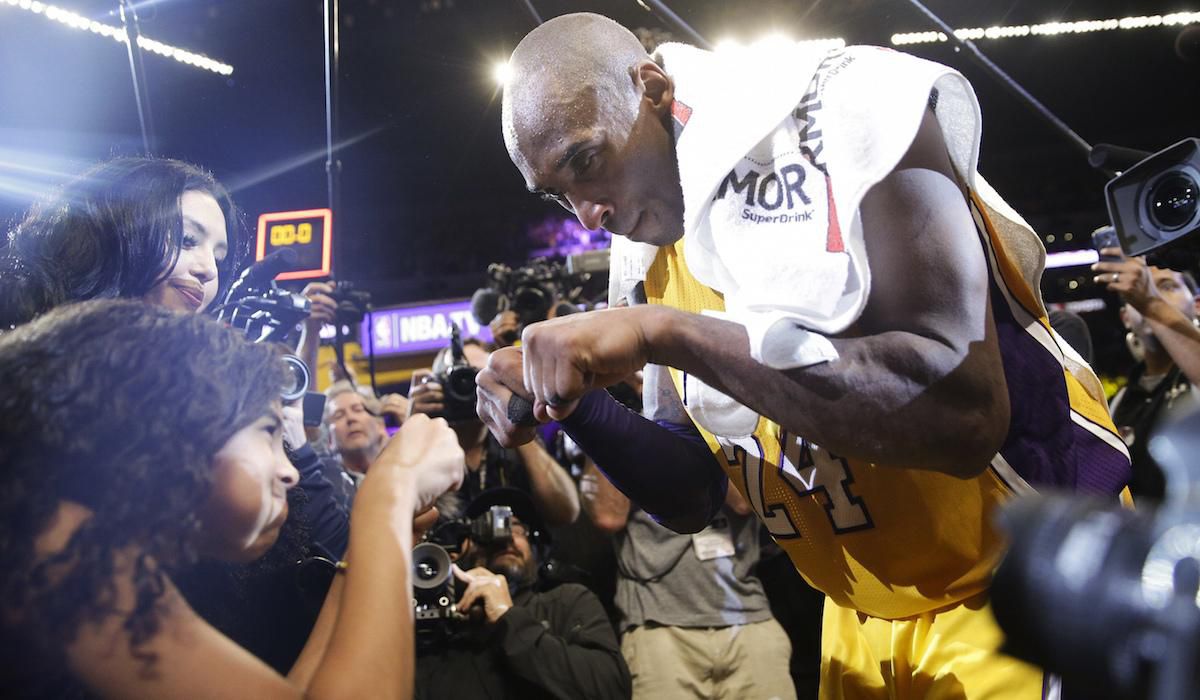 Los Angeles Lakers, Kobe Bryant, rozlucka, apr16